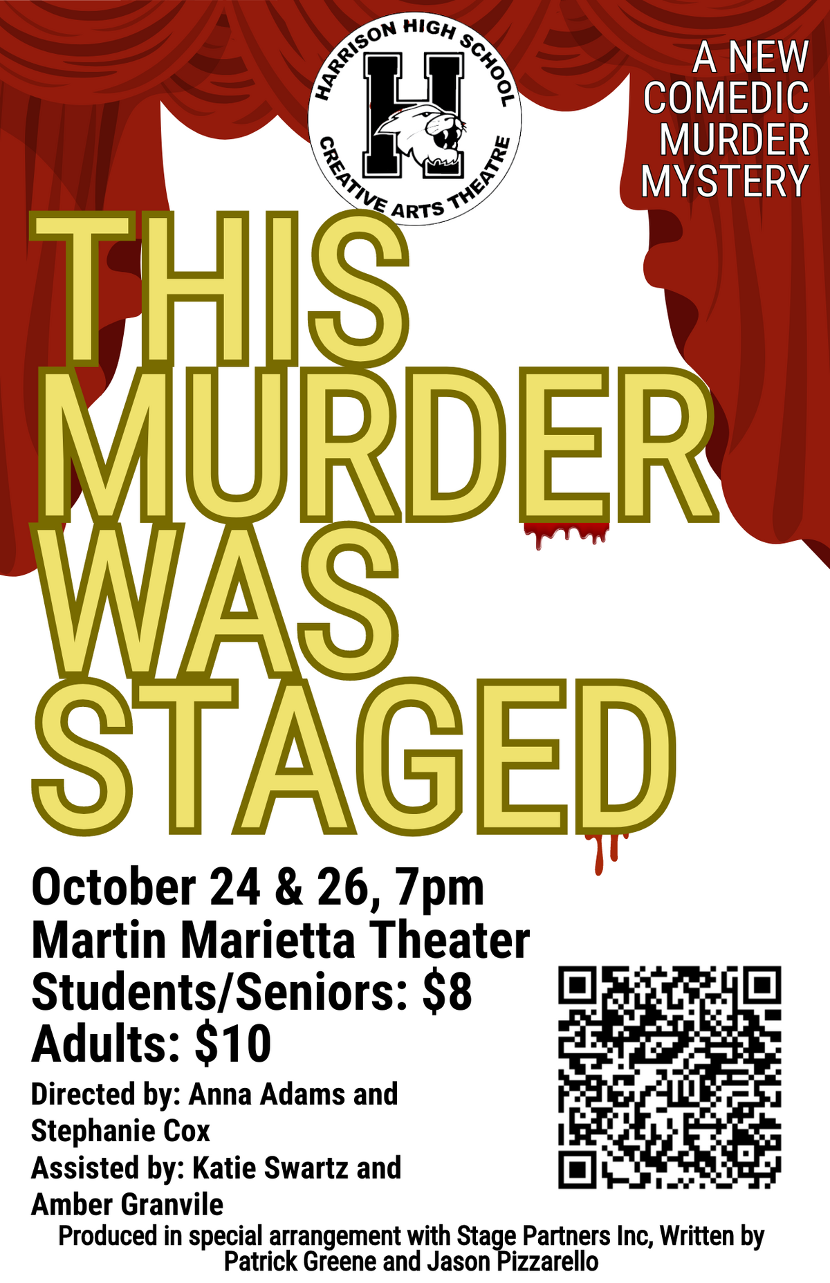 HS Fall Play Poster